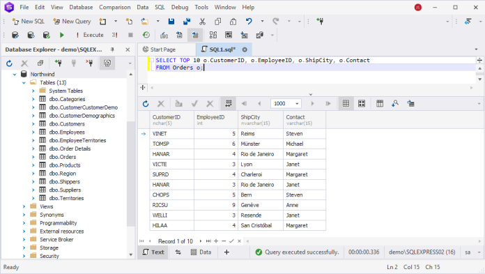 SQL Server UPDATE Statement