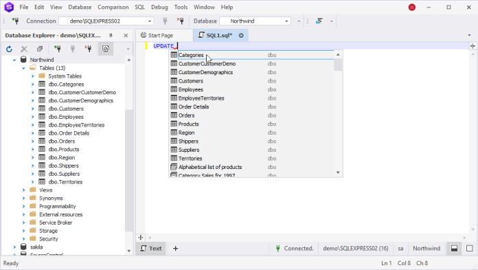 SQL Server UPDATE Statement