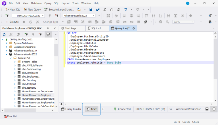 SQL Injection and Ad-Hoc Queries — Risks and Protections