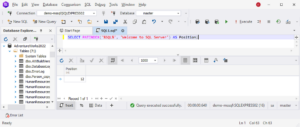 PATINDEX() Function in SQL Server — Syntax and Examples