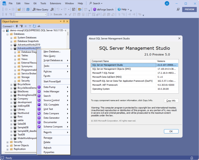 dbForge Tools for SQL Server v7.1 Released: Extended Connectivity and ...
